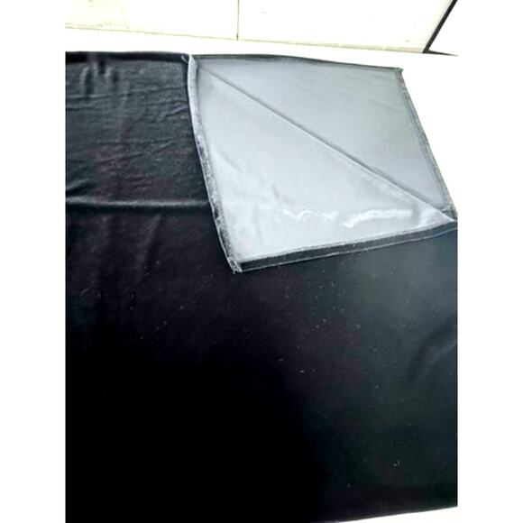 Y2K Black Velvet Dress Sparkly Roses Dark Romance Vampire Goth Dark Fairy SZ XL - Picture 8 of 9